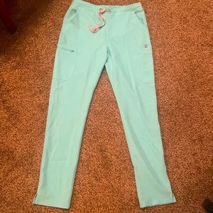 Figs Medium Tall Fresh Aqua Yola Pants